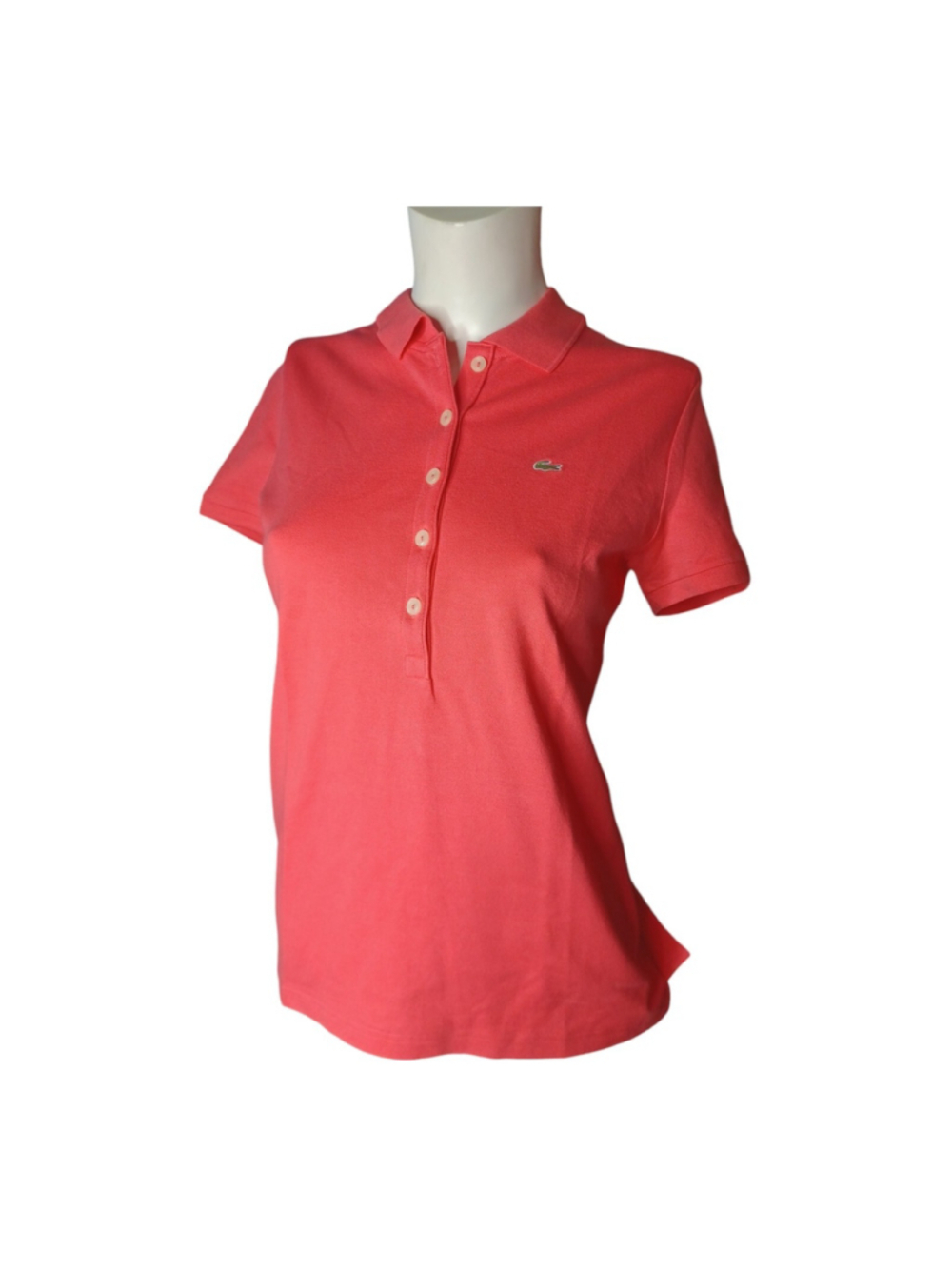 Women's Lacoste Polo Shirt - Green - Size 42